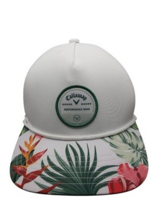 Callaway Other - Callaway Aloha Collection Bogey Free Tropical Adjustable Woven Baseball Hat Cap